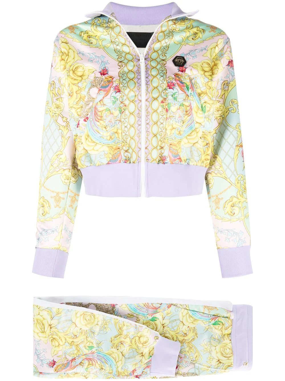 Philipp Plein baroque print tracksuit set