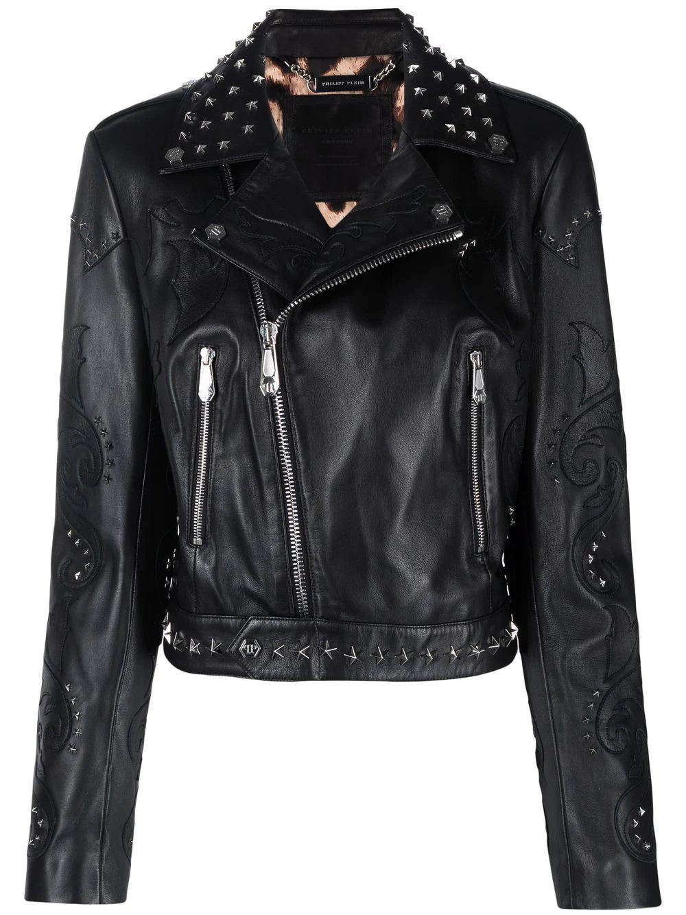 Philipp Plein studded biker jacket