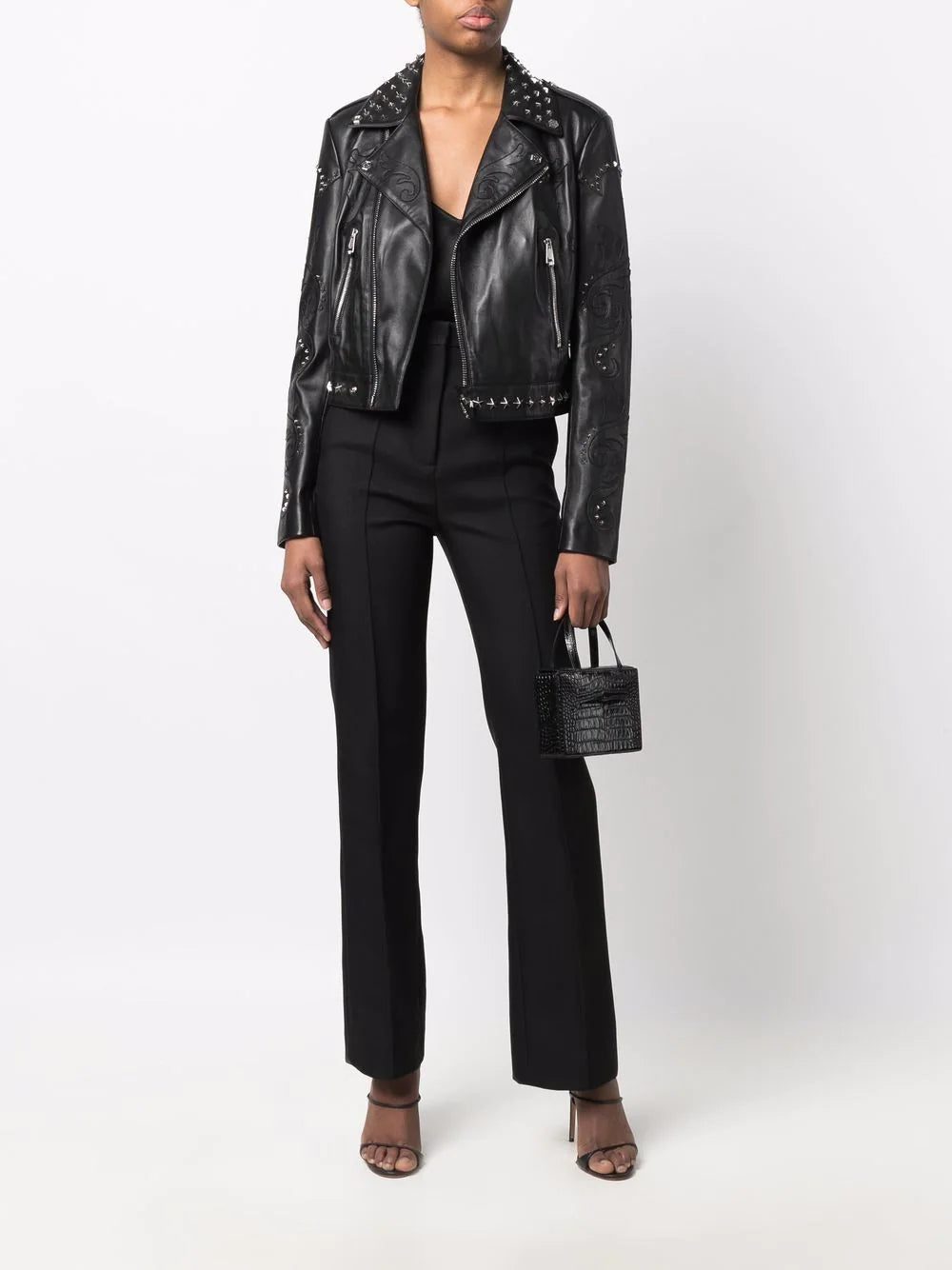 Philipp Plein studded biker jacket - Image 2