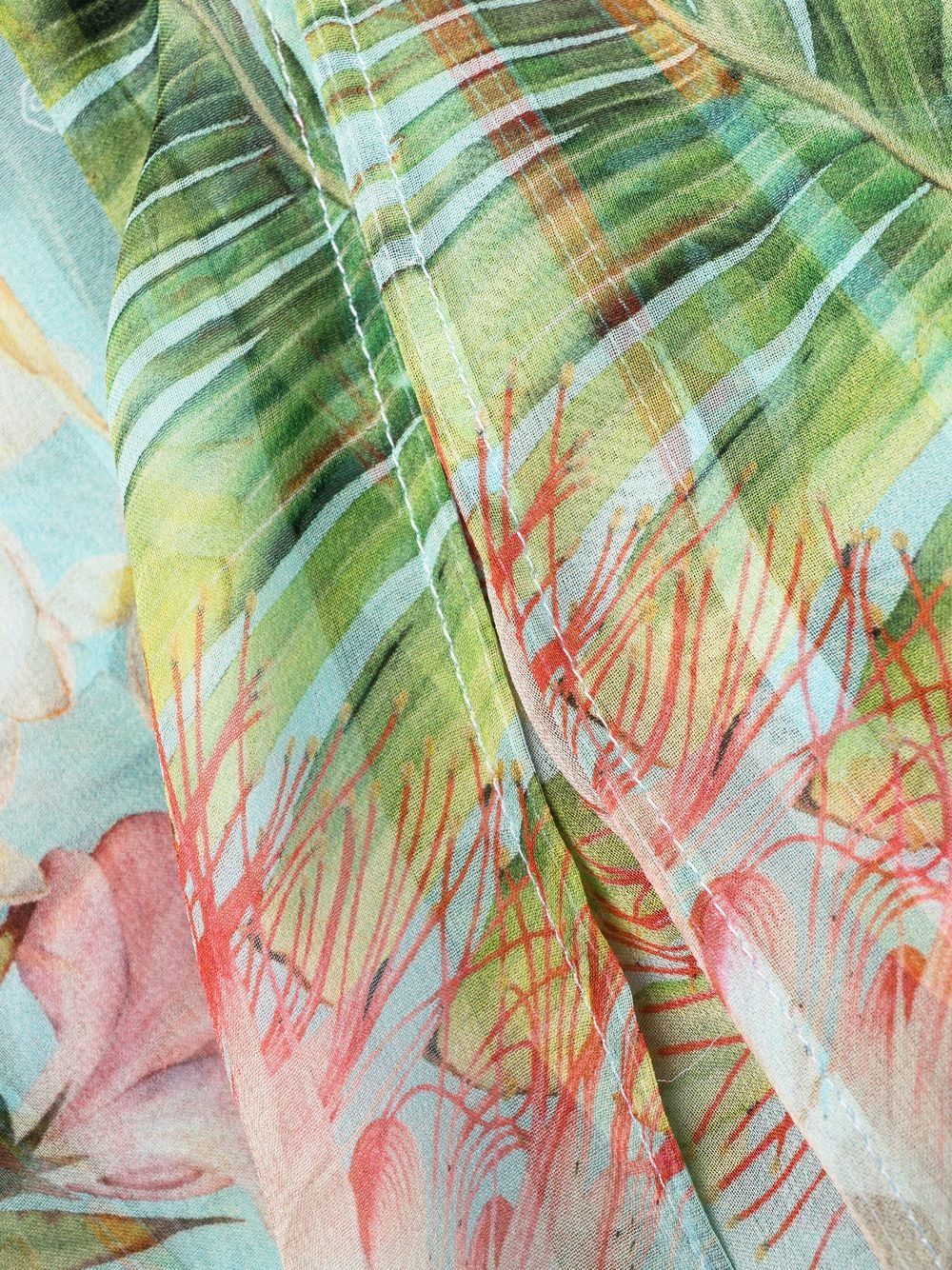 Philipp Plein Georgette short dress with flower - Image 6