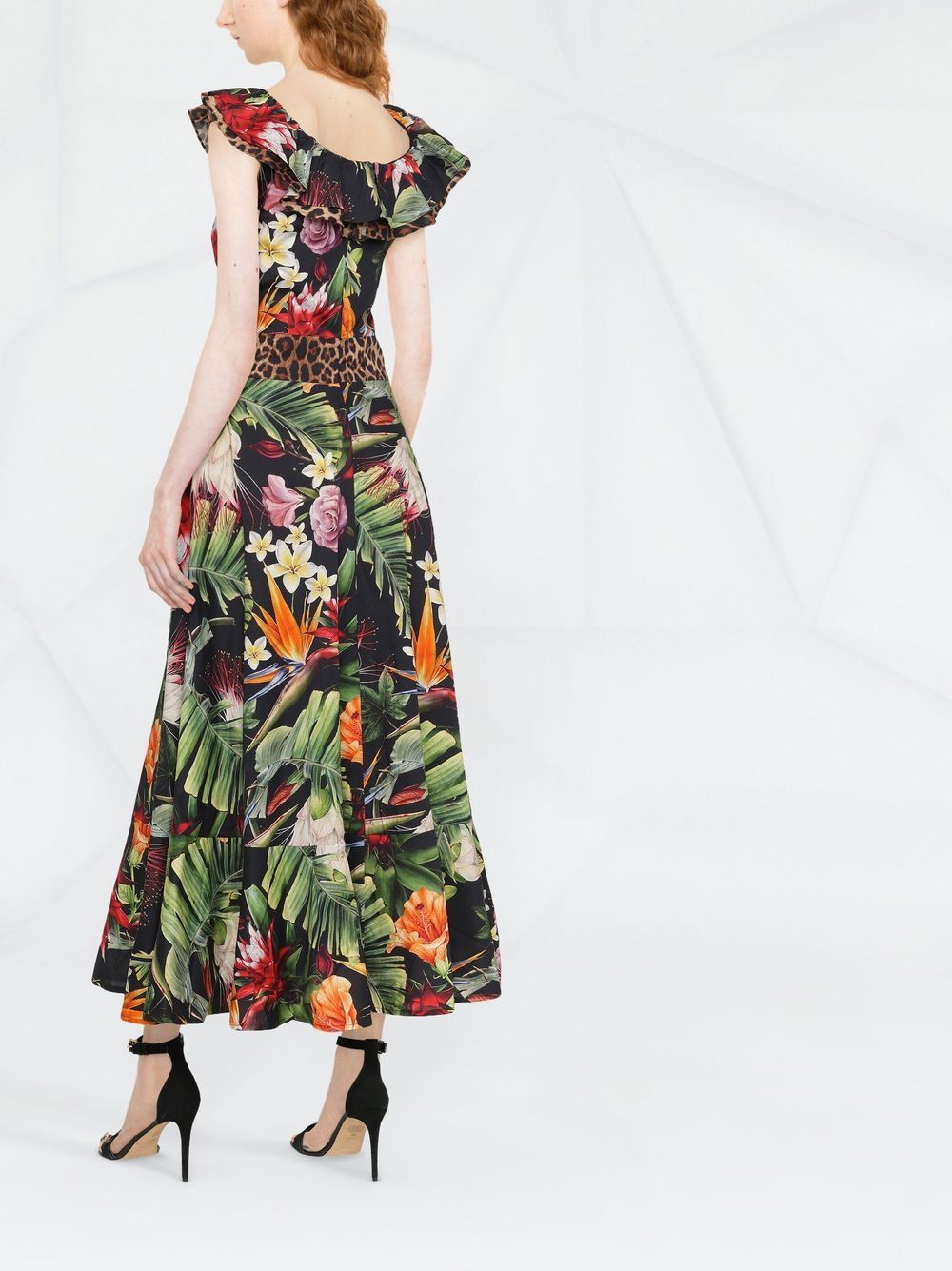 Philipp Plein floral-print maxi dress - Image 4