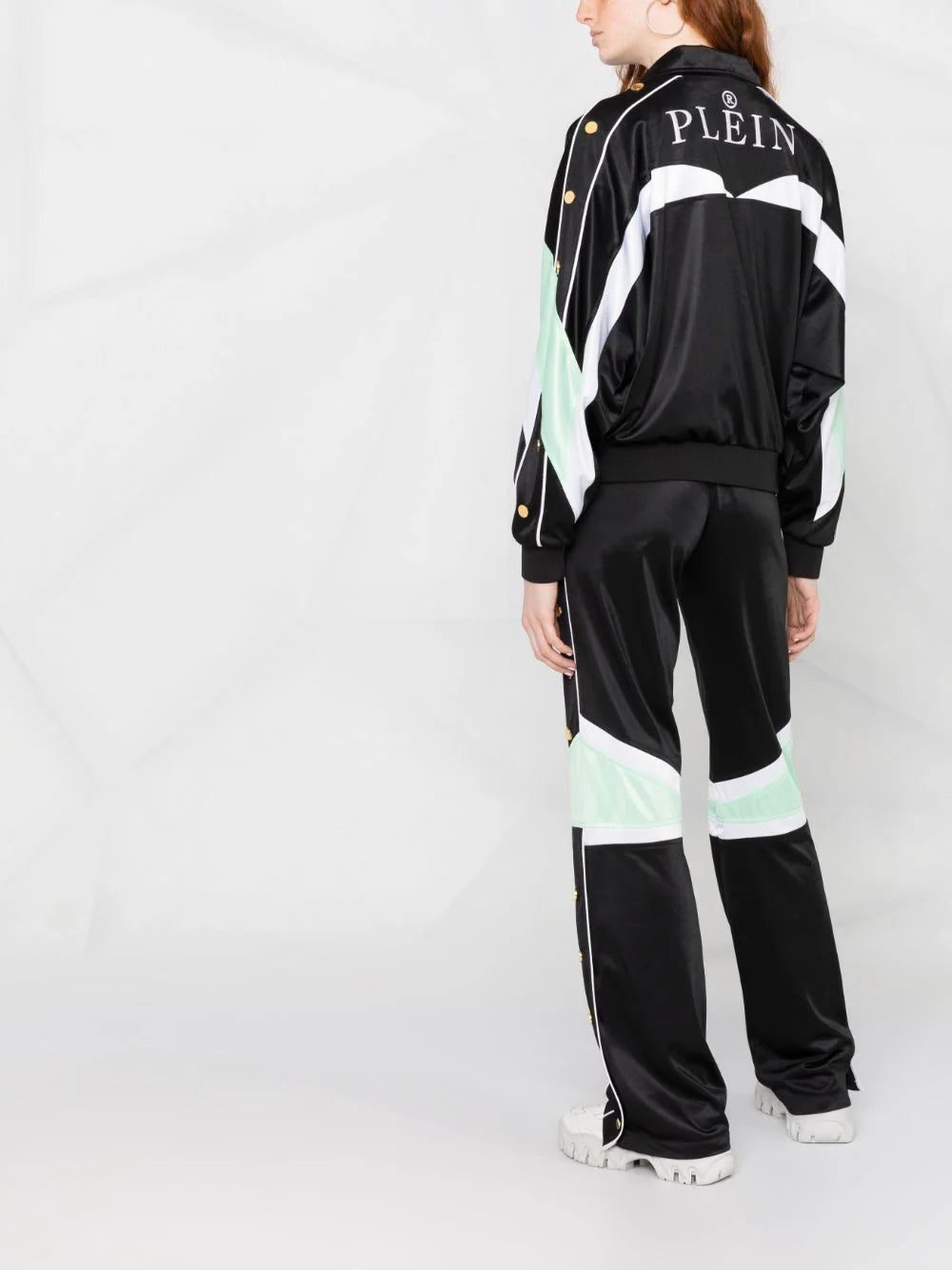 Philipp Plein logo-embroidered striped tracksuit set - Image 4