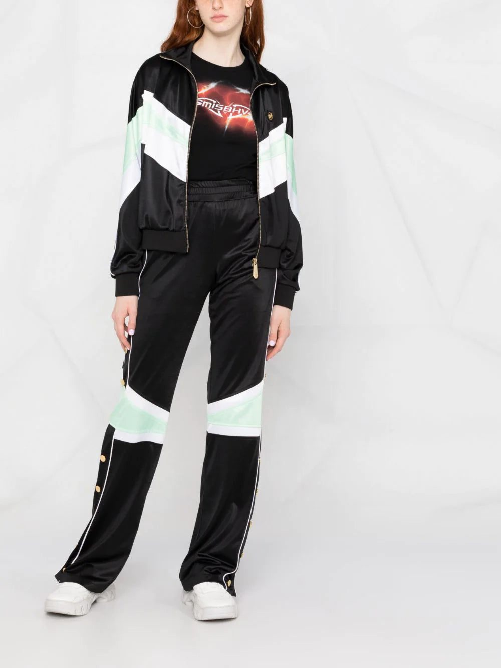 Philipp Plein logo-embroidered striped tracksuit set - Image 2