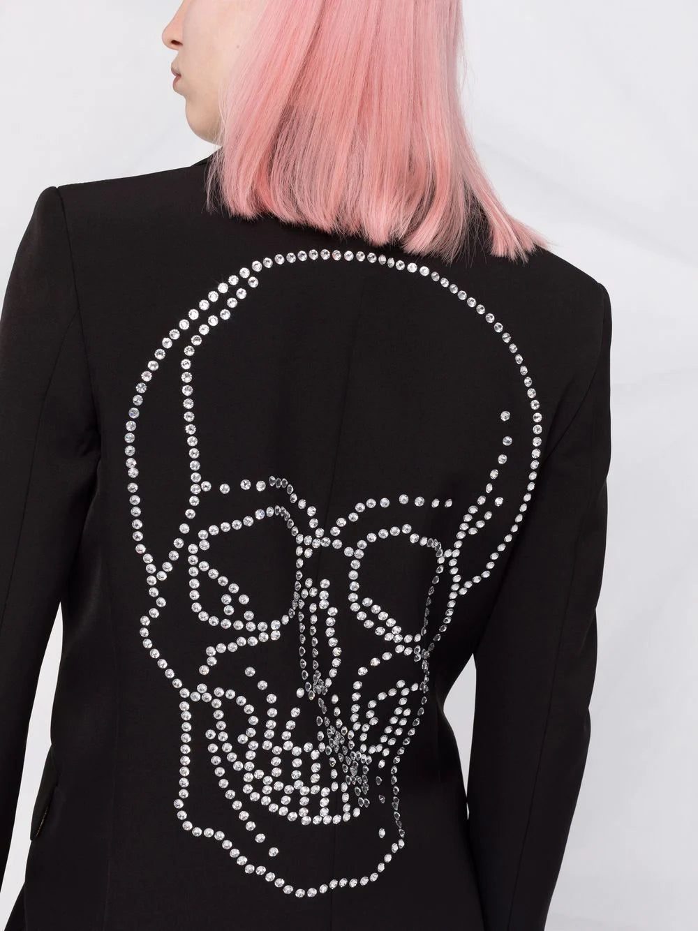 Philipp Plein skull-motif single-breasted blazer - Image 3