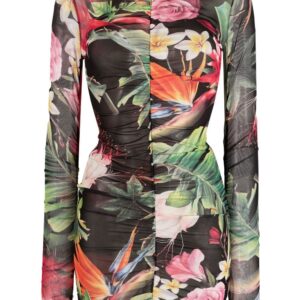Philipp Plein floral-print short dress