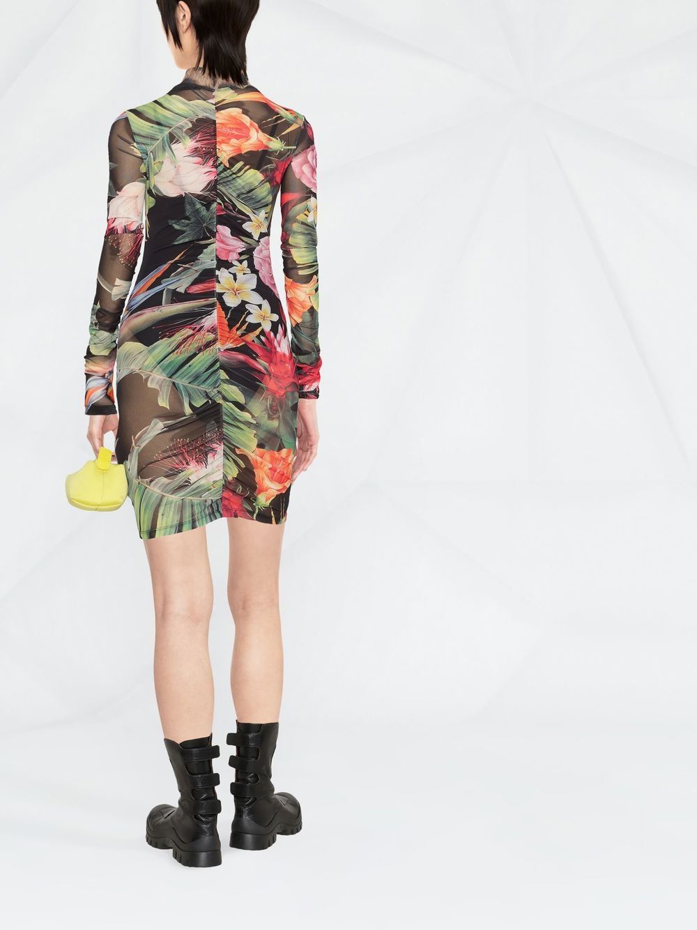 Philipp Plein floral-print short dress - Image 3