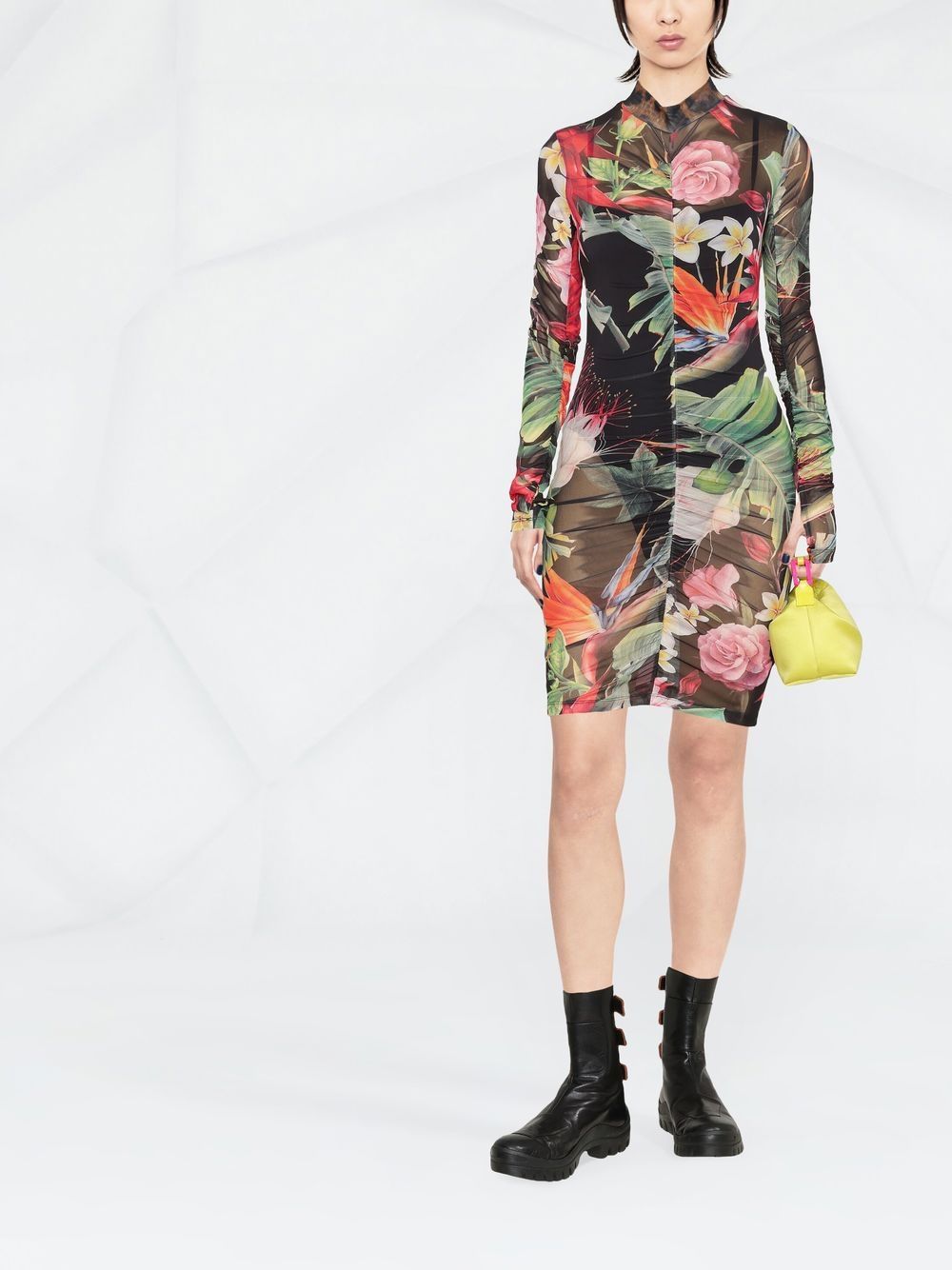 Philipp Plein floral-print short dress - Image 2