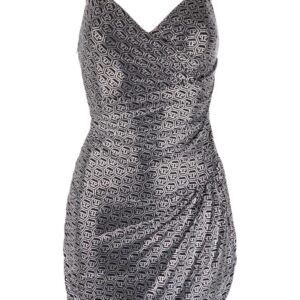 Philipp Plein Crystal-embellished logo mini dress
