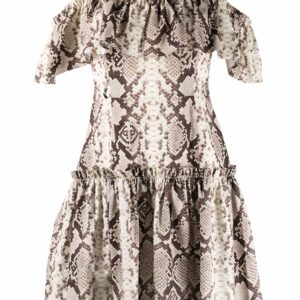 Philipp Plein python-print mini dress