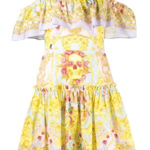 Philipp Plein New Baroque print dress
