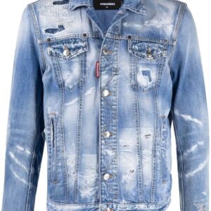 Dsquared2  distressed denim jacket