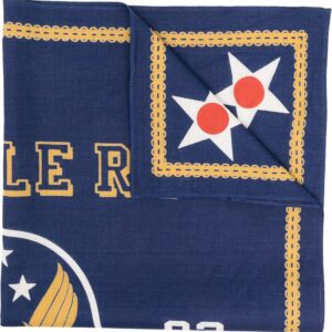 Ralph Lauren RRL logo print cotton scarf