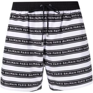 Balmain logo-stripe drawstring boxers