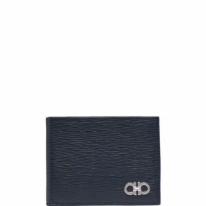 Ferragamo Gancini bi-fold leather wallet