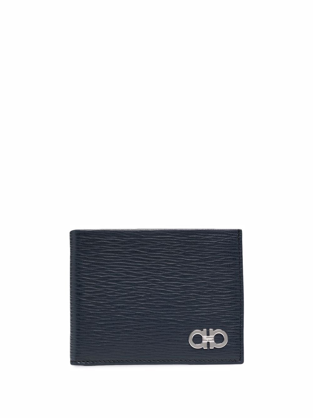 Ferragamo Gancini bi-fold leather wallet