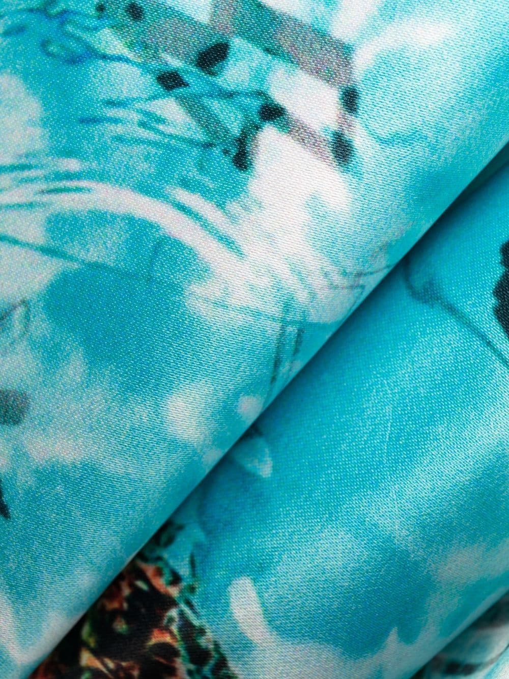 Philipp Plein Duchesse pineapple skies-print mini dress - Image 7