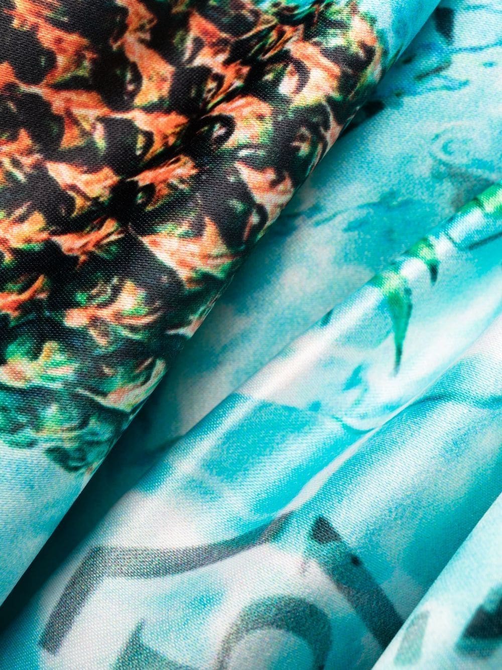 Philipp Plein Duchesse pineapple skies-print mini dress - Image 6