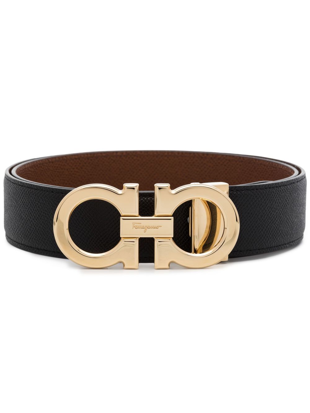 Ferragamo Gancini double hook reversible belt