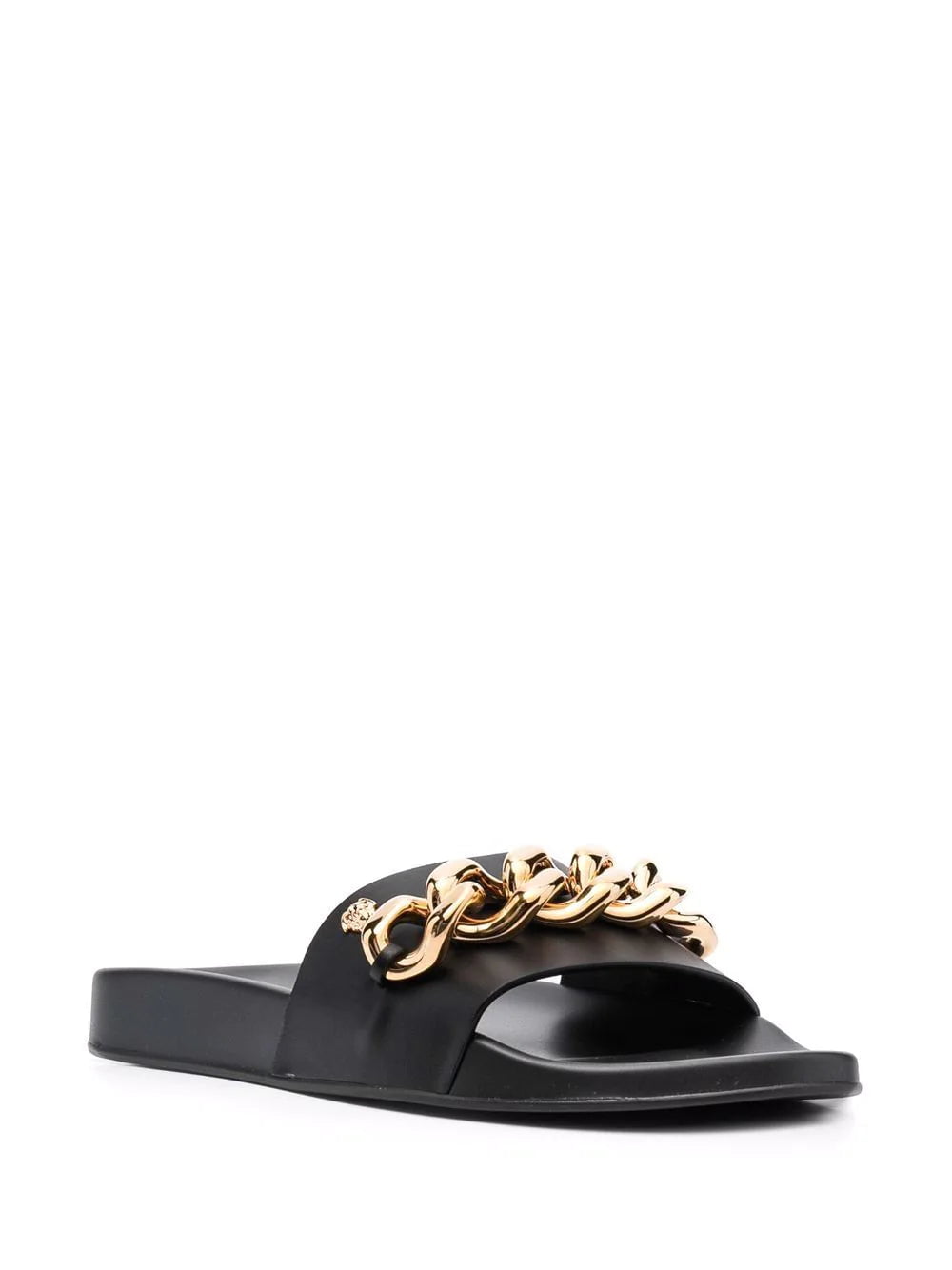 Versace chain-embellished flat slides - Image 2