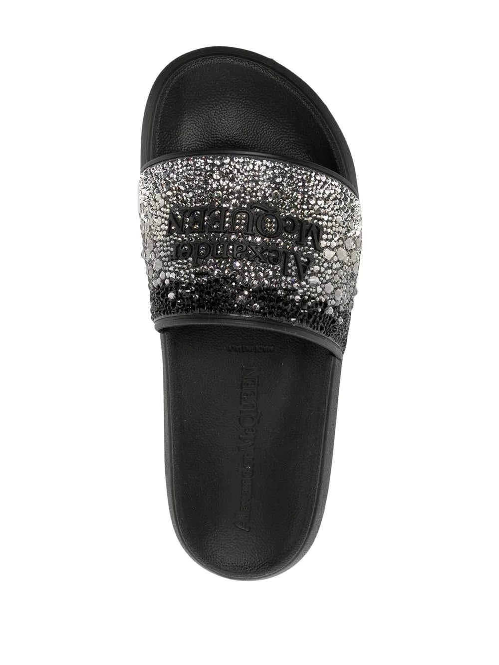 Alexander McQueen logo-embellished pool slides - Image 4