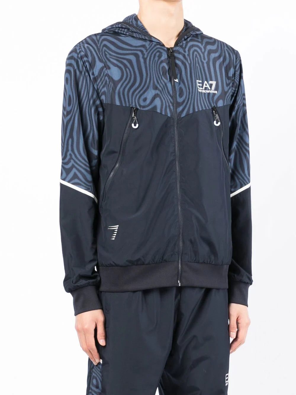 Ea7 Emporio Armani logo-print tracksuit bottoms - Image 4