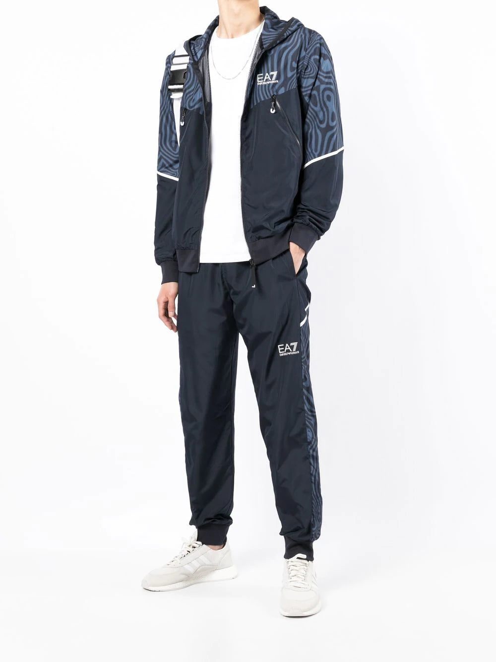 Ea7 Emporio Armani logo-print tracksuit bottoms - Image 2