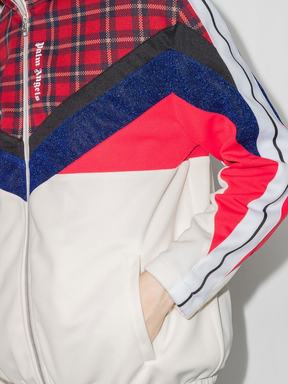 Palm Angels colour-block track jacket - Image 4