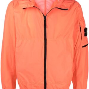 Stone Island  Compass badge lightweight hooded jacket