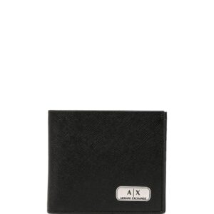 Armani Exchange  logo-patch bifold wallet