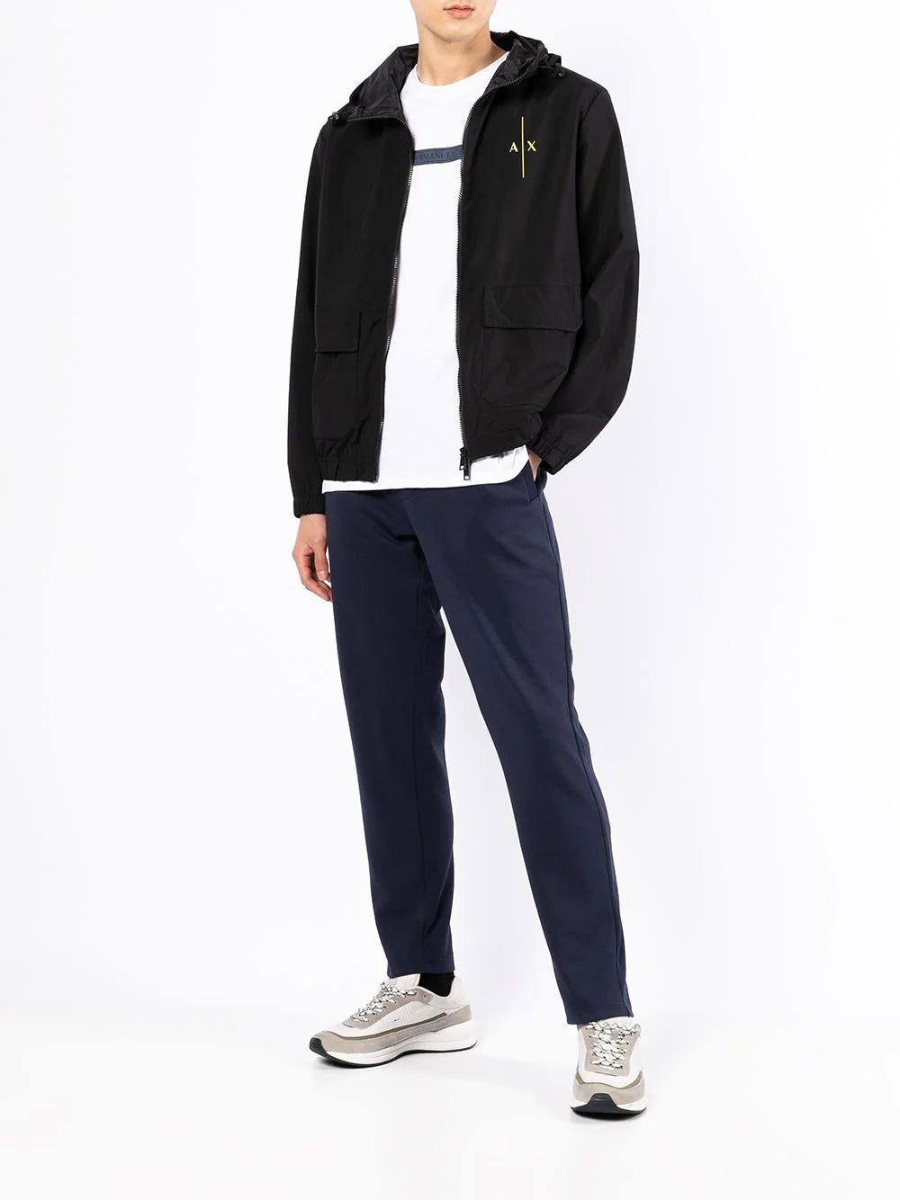 Armani Exchange logo-tape track pants - Image 2