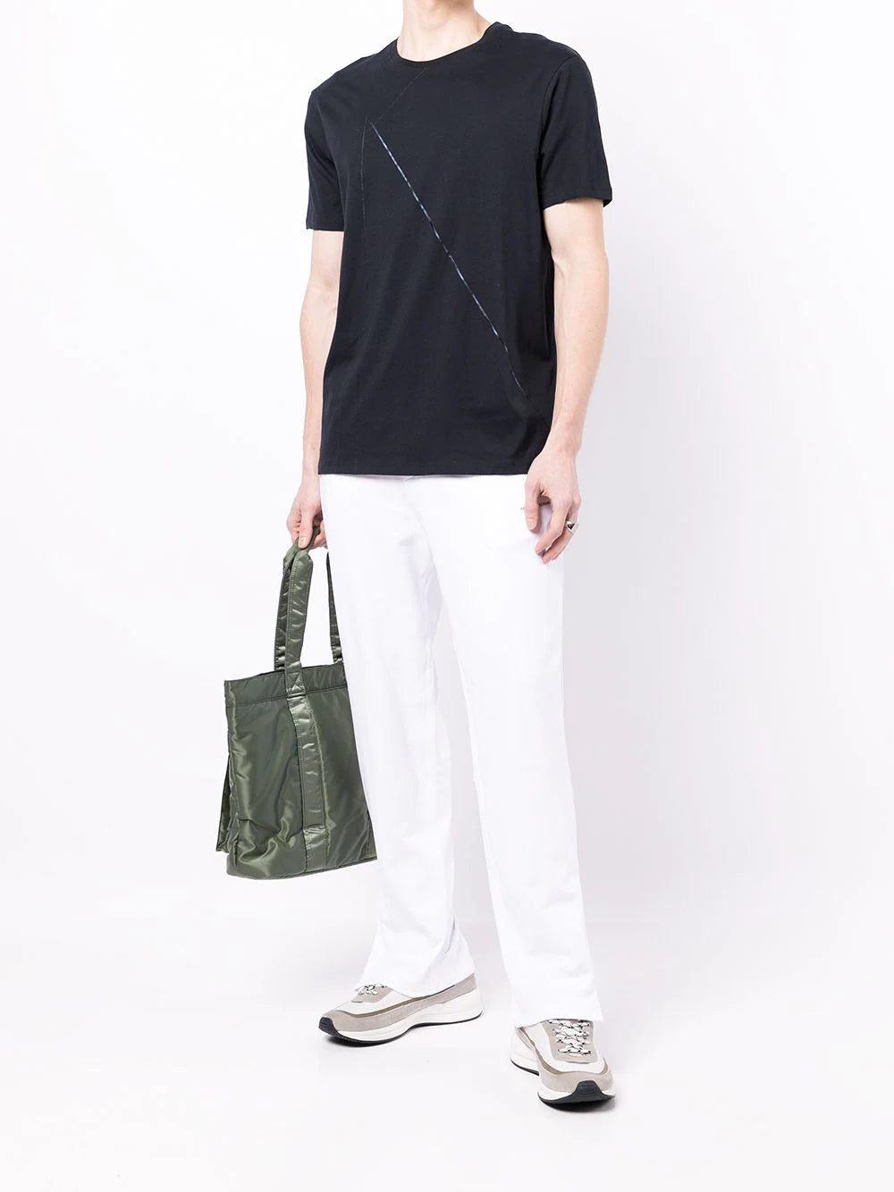 Armani Exchange logo-print track pants - Image 2