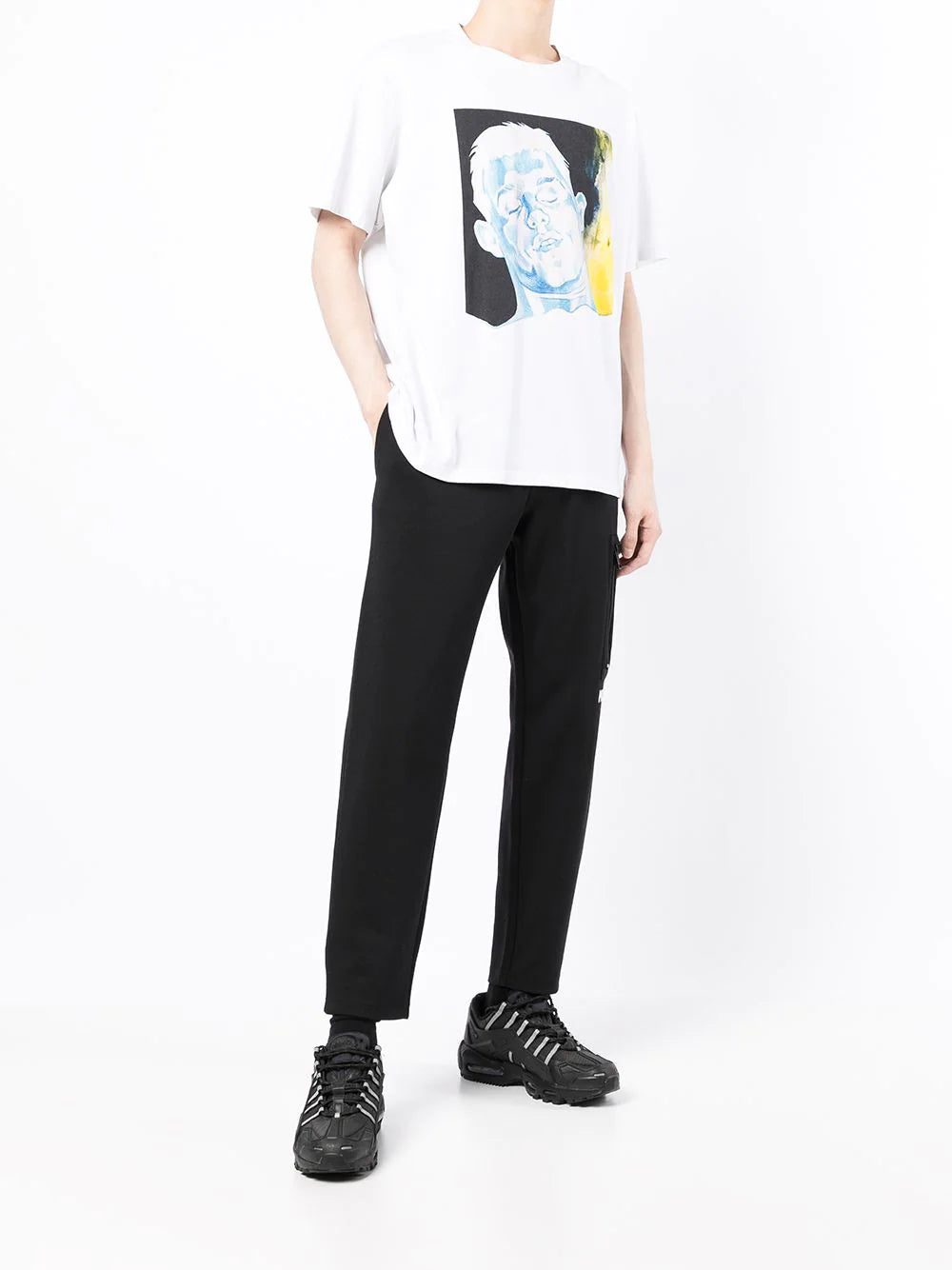 Armani Exchange logo-print track pants - Image 2