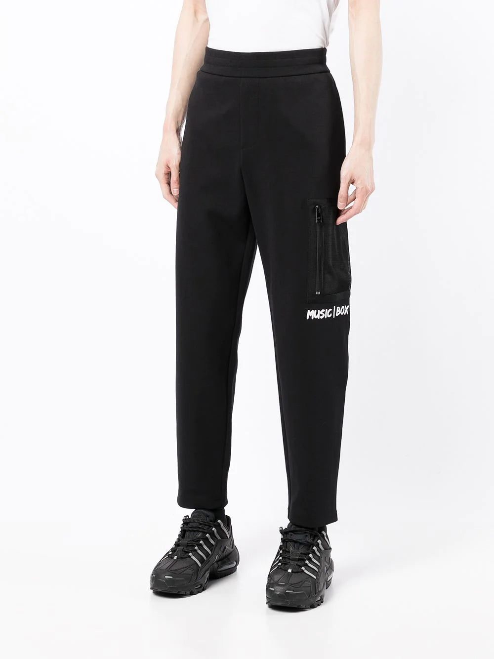 Armani Exchange logo-print track pants - Image 3