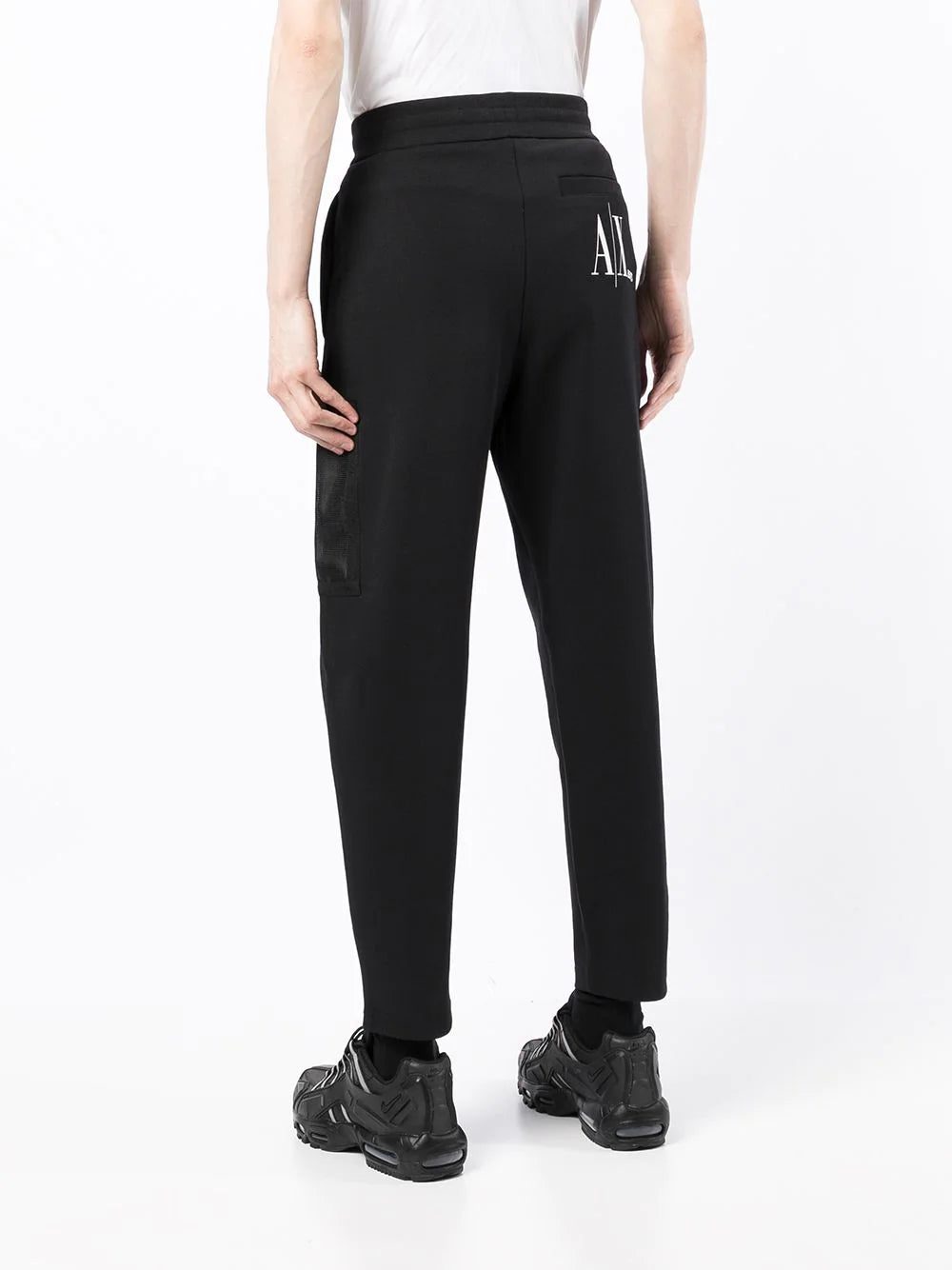 Armani Exchange logo-print track pants - Image 4