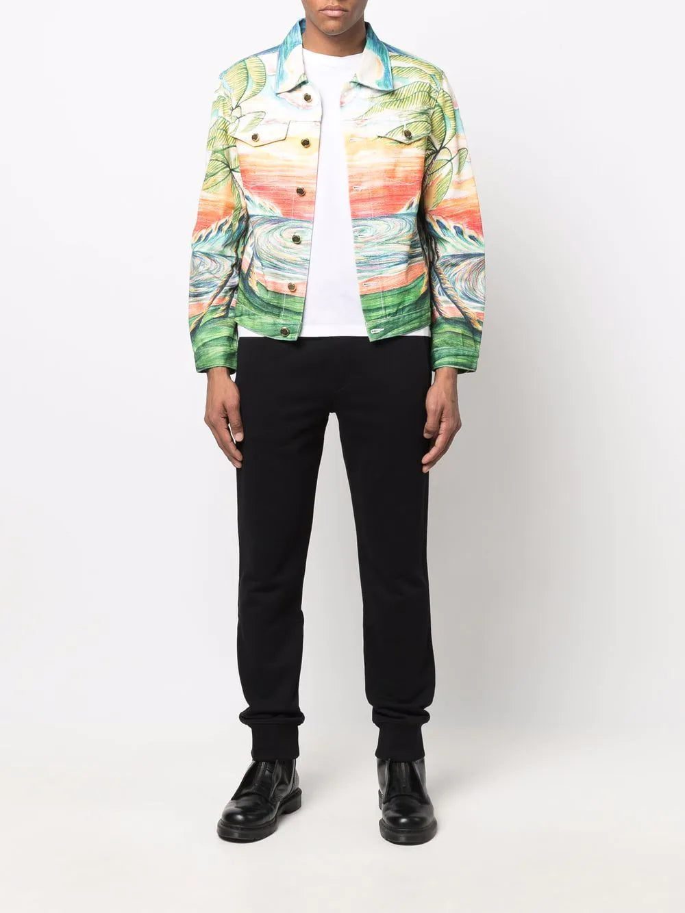 Versace Jeans Couture embroidered-logo track pants - Image 2