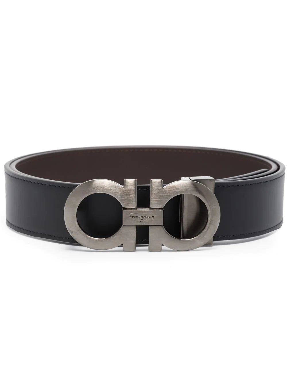 Ferragamo Gancini double hook reversible belt