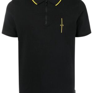 Armani Exchange logo-motif polo shirt