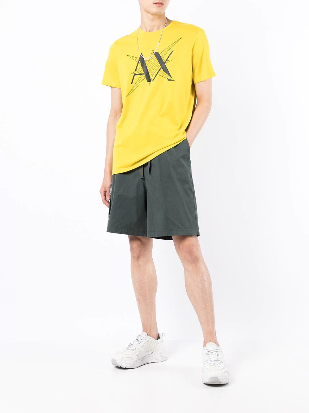 Armani Exchange drawstring track pants - Image 2
