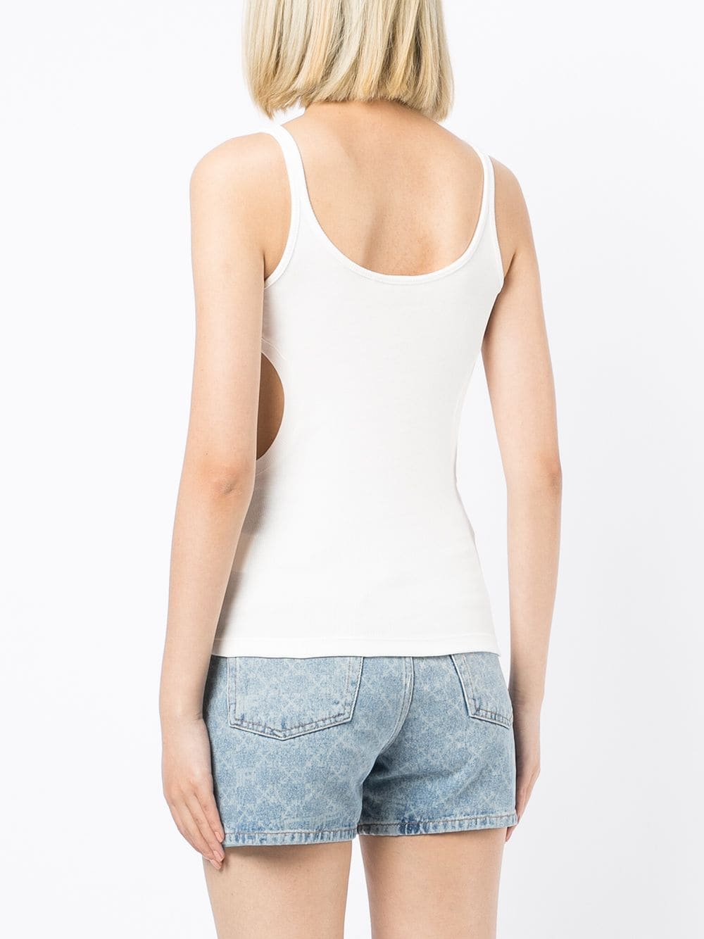 Off-White cut-out detailed vest top - Image 4