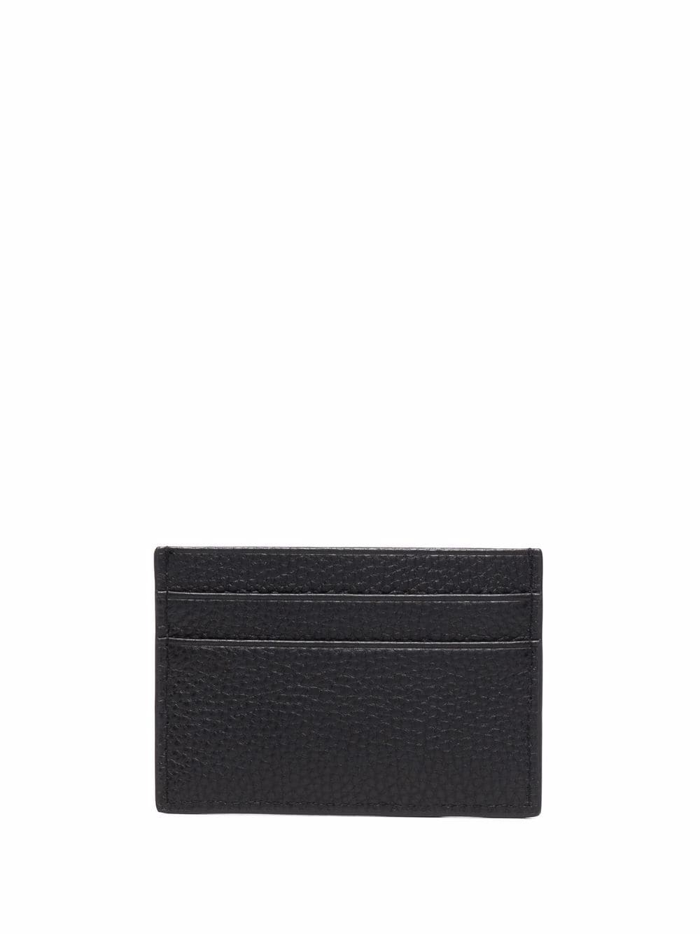 Versace Jeans Couture grained logo-plaque cardholder - Image 2