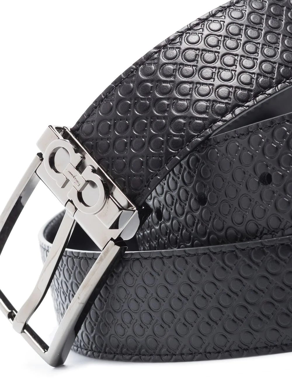 Ferragamo Gancini-motif leather belt - Image 3