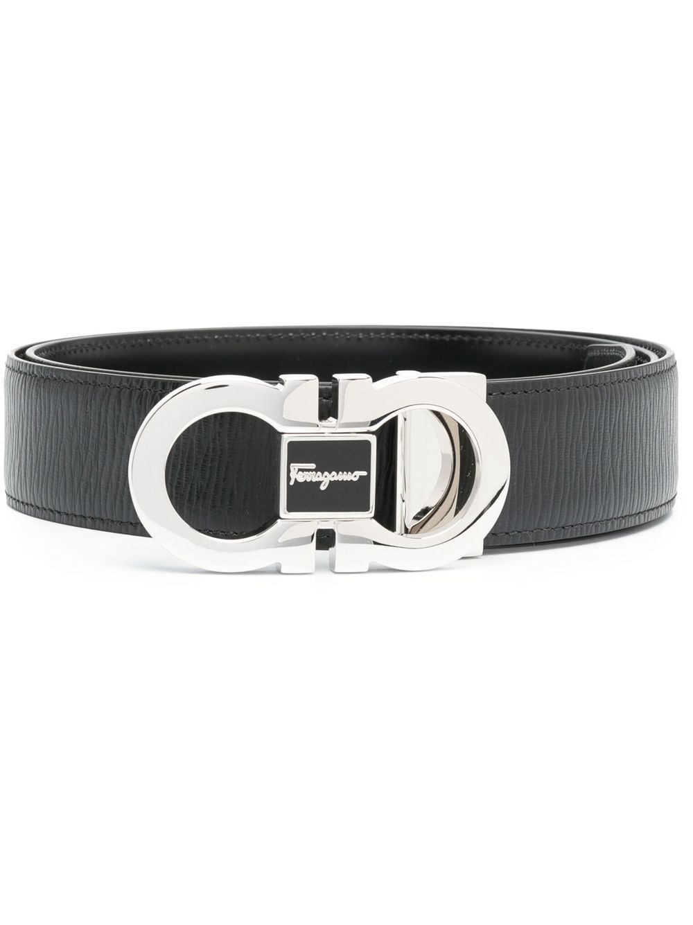 Ferragamo logo-buckle leather belt