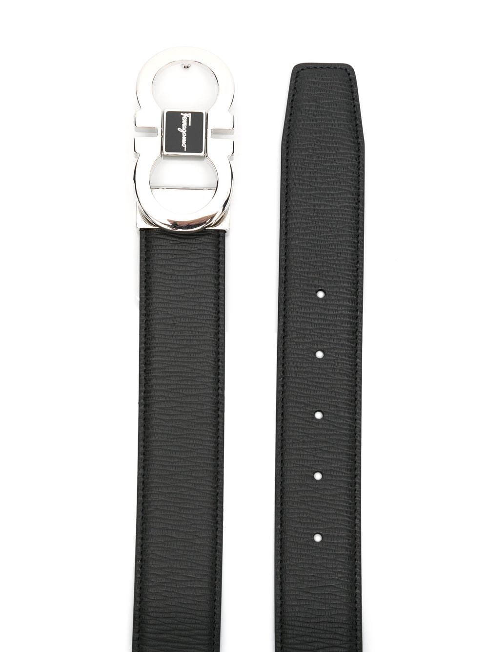 Ferragamo logo-buckle leather belt - Image 2