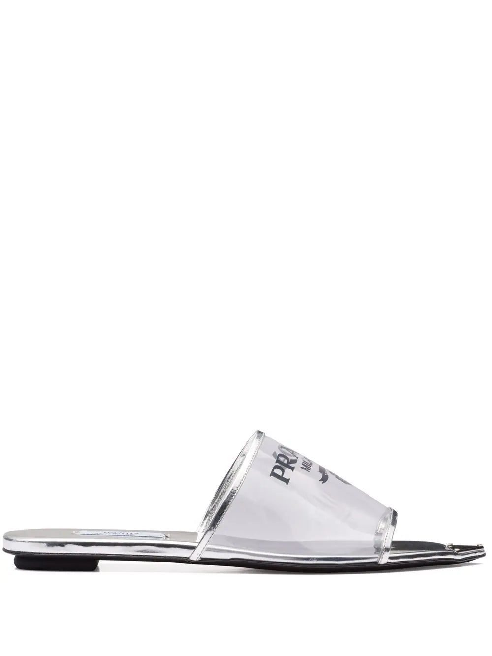 Prada logo-print slides