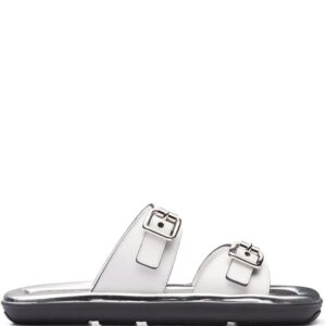 Prada flat rectangular sandals