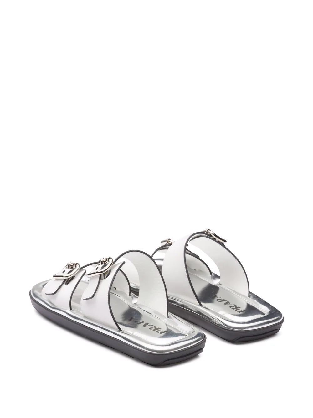 Prada flat rectangular sandals - Image 3