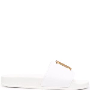 Dsquared2  logo-lettering flat slides