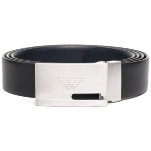 Louis Vuitton logo-buckle leather belt