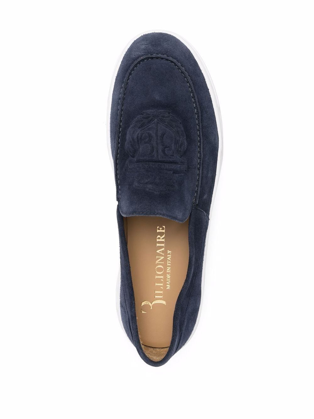 Billionaire suede embossed logo Moccasin Sport - Image 4