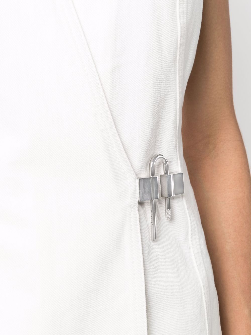 Givenchy 4G padlock denim mini dress - Image 5